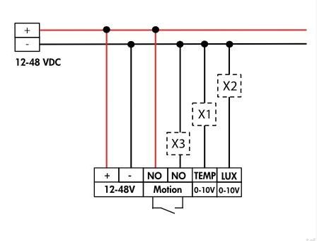Плоский мультисенсор 360°, 9 м, PD11-LTMS-RR-FLAT-FC /белый - купить у официального поставщика