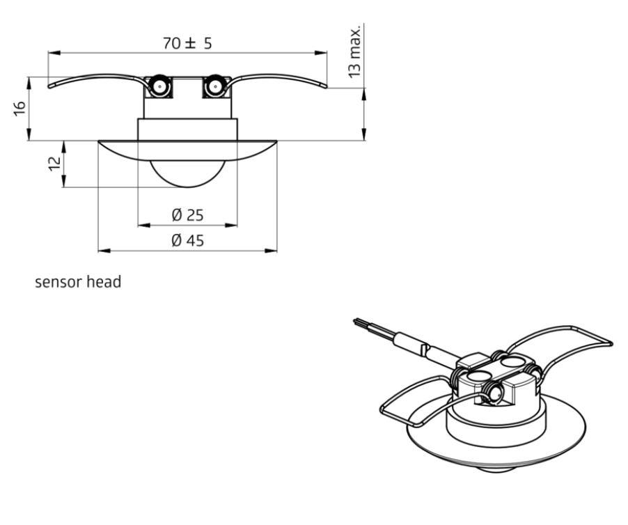 Мини мультисенсор 360°, 10 м, PD9-SH-24V /белый - купить у официального поставщика