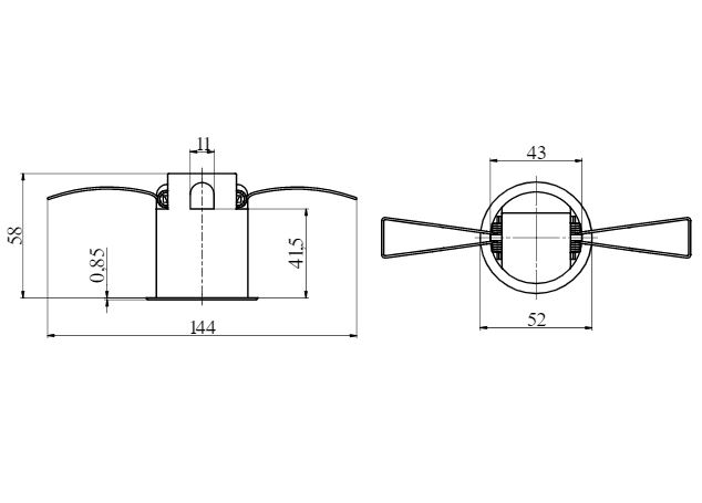 Плоский мультисенсор 360°, 9 м, PD11-LTMS-RR-FLAT-FC /белый - купить у официального поставщика