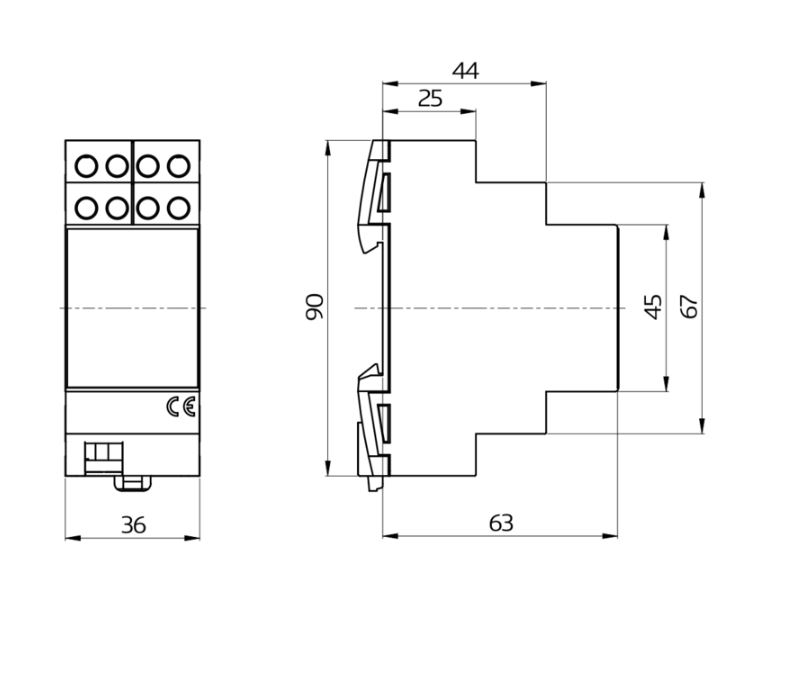 Дополнительный усилитель мощности для димера DIM4-230/UNI/250/H/KNX REG, LZ-230/UNI/420 REG - купить у официального поставщика